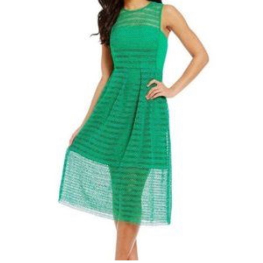 Antonio Melanie Kelly grane lace overlay dress size 6